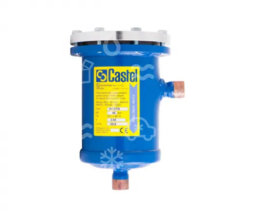filtrdehydrátor CASTEL 4411/17A, 1 vložkový, 2.1/8